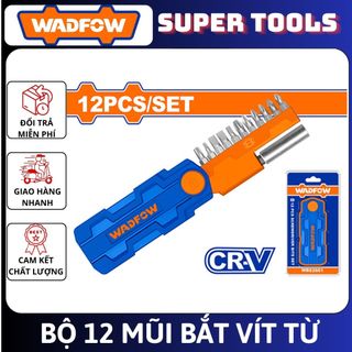ĐỒ NGHỀ WADFOW Bộ 12 mũi bắt vít từ WBS2601