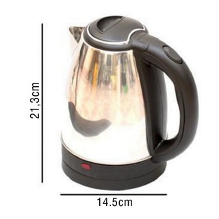 Ấm đun nước siêu tốc inox 1.8 L Electric Kettle chính hãng tốt cho sức khỏe bảo hành 6 tháng