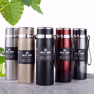 Bình giữ nhiệt 1000ml cao cấp có nắp lọc trà - Bình đựng nước giữ nhiệt lớn tiện lợi lõi inox 304 không gỉ, giữ nước tốt