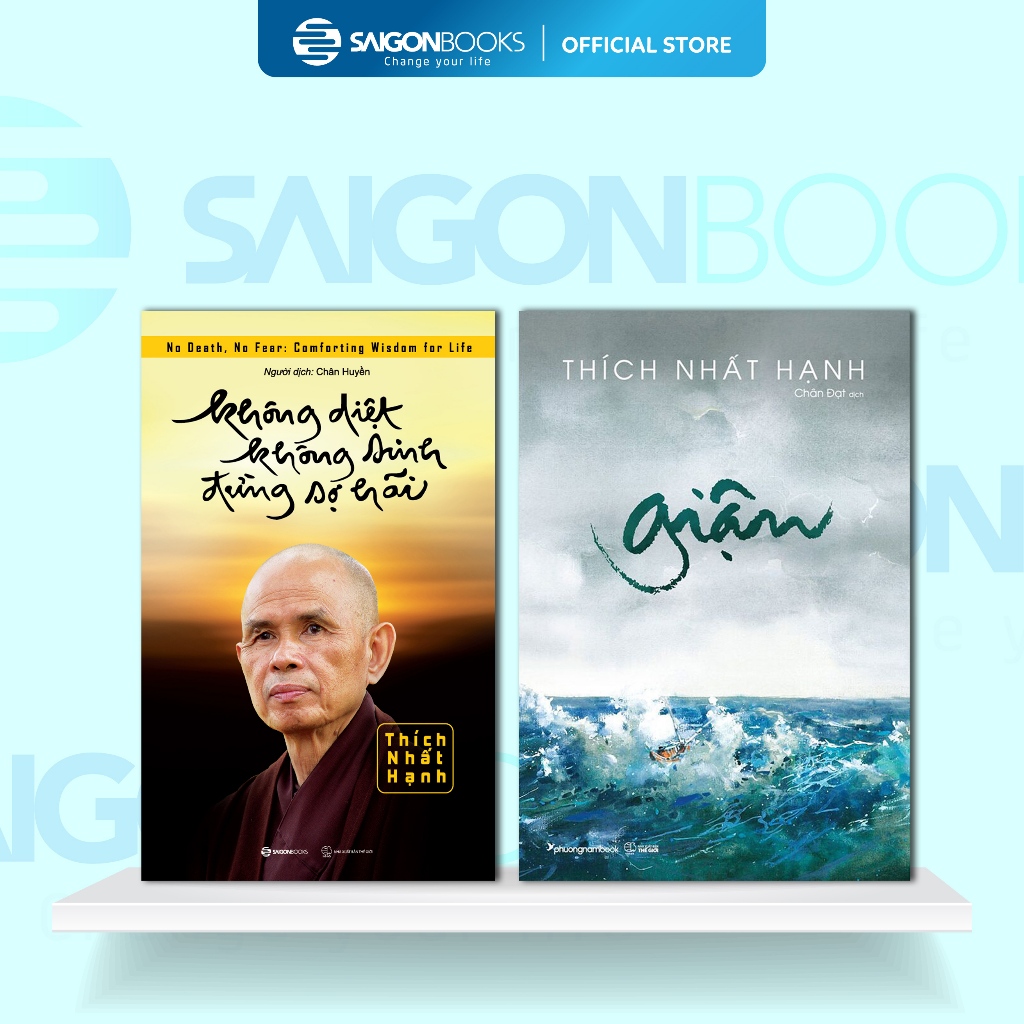 Ảnh Combo Sách - Giận + Không Diệt Không Sinh Đừng Sợ Hãi 1