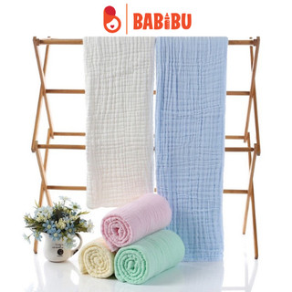 Khăn tắm xô muslin Jubon 6 lớp 110x100cm mềm mịn, thấm hút cho bé