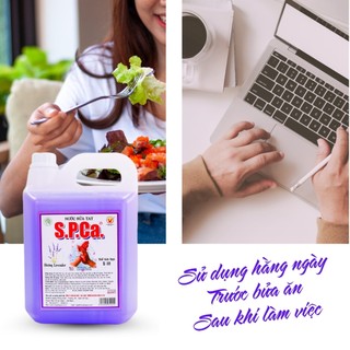 Nước rửa tay S.P.Ca can 5L tạo bọt khử mùi bảo vệ da tay - SPCa000007