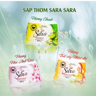 Sáp thơm phòng 2 tầng Sara 200g khử mùi đa năng  - SPCa000006