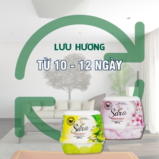 Sáp thơm phòng 2 tầng Sara 200g khử mùi đa năng  - SPCa000006