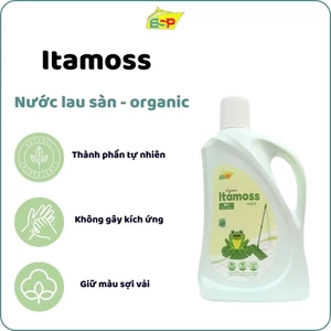 Nước lau sàn ITAMOSS hương bạc hà & sả thơm ngát sạch bóng kháng khuẩn – Can 1kg - date tháng 12-2026