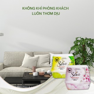 Sáp thơm phòng 2 tầng Sara 200g khử mùi đa năng  - SPCa000006