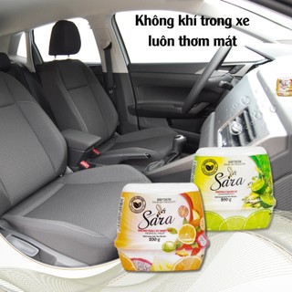 Sáp thơm phòng 2 tầng Sara 200g khử mùi đa năng  - SPCa000006