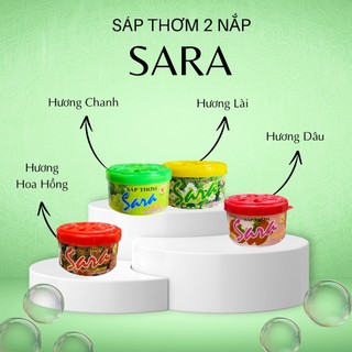 Sáp thơm khử mùi phòng Sara 75g 2 nắp đa năng - SPCa000024