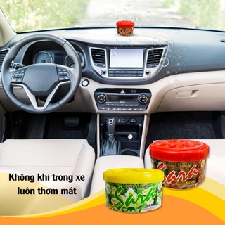 Sáp thơm khử mùi phòng Sara 75g 2 nắp đa năng - SPCa000024
