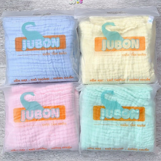 Khăn tắm xô muslin Jubon 6 lớp 110x100cm mềm mịn, thấm hút cho bé