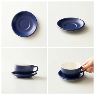 [ORIGAMI JAPAN] Volcano Đĩa sứ Origami Cappuccino Latte Bowl Saucer 140mm