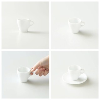 [ORIGAMI JAPAN] Volcano Ly sứ Origami Espresso Cup 90ml uống trà cà phê