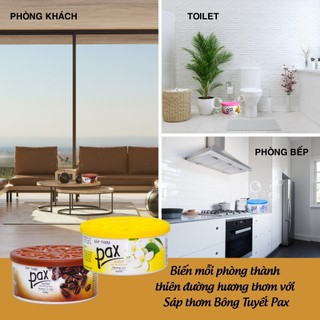 Sáp thơm phòng Pax 100g chính hãng khử mùi hiệu quả hình bông tuyết - SPCa000018