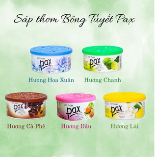 Sáp thơm phòng Pax 100g chính hãng khử mùi hiệu quả hình bông tuyết - SPCa000018