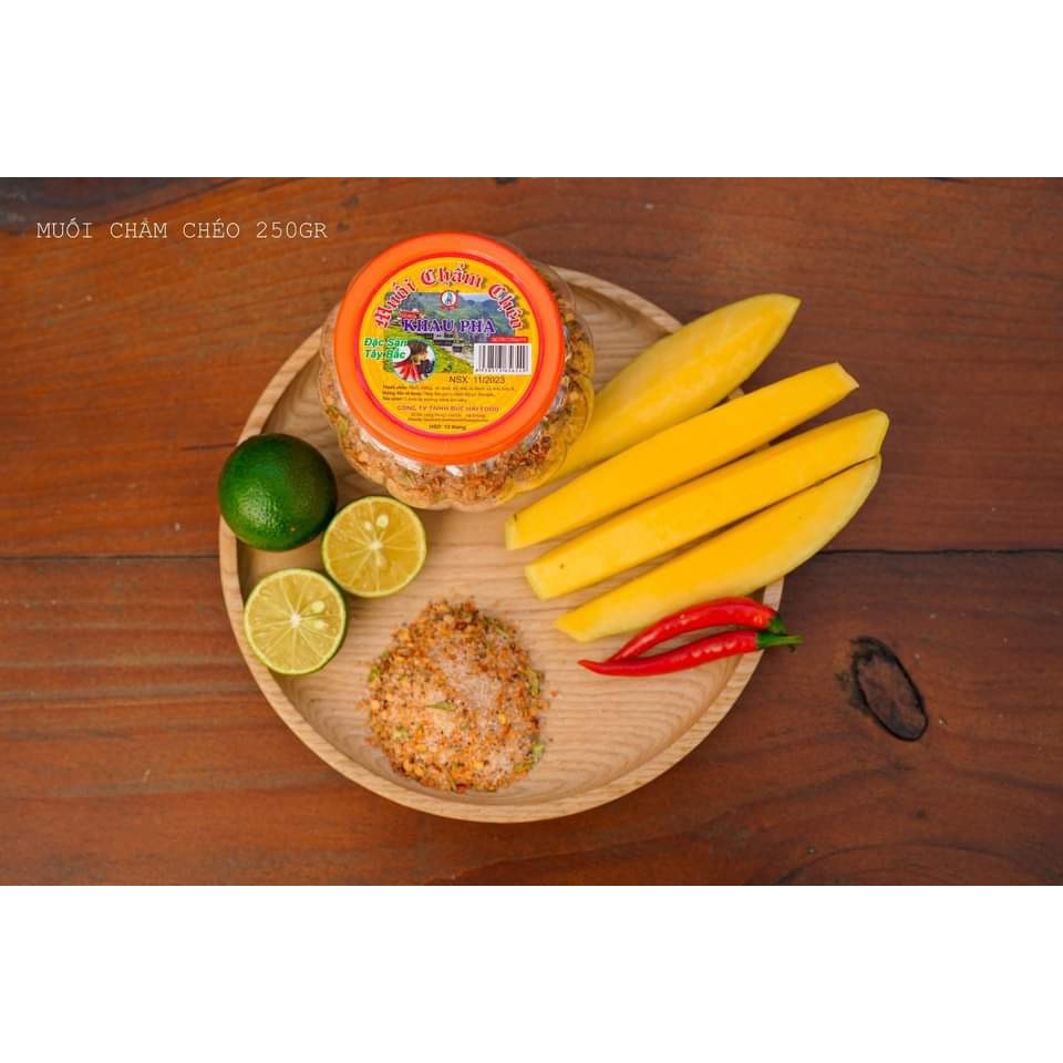 Muối Chẩm Chéo Điện Biên Loại Đặc Biệt 250g, Chấm Gà, Chấm Hải Sản Siêu Ngon 250gr