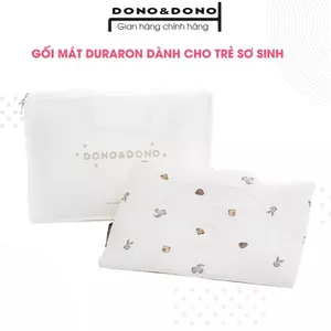 Gối sơ sinh Hàn Quốc, công nghệ Duraron siêu thoáng mát, dễ dàng điều chỉnh độ cao, mềm mại êm ái - DonoDono