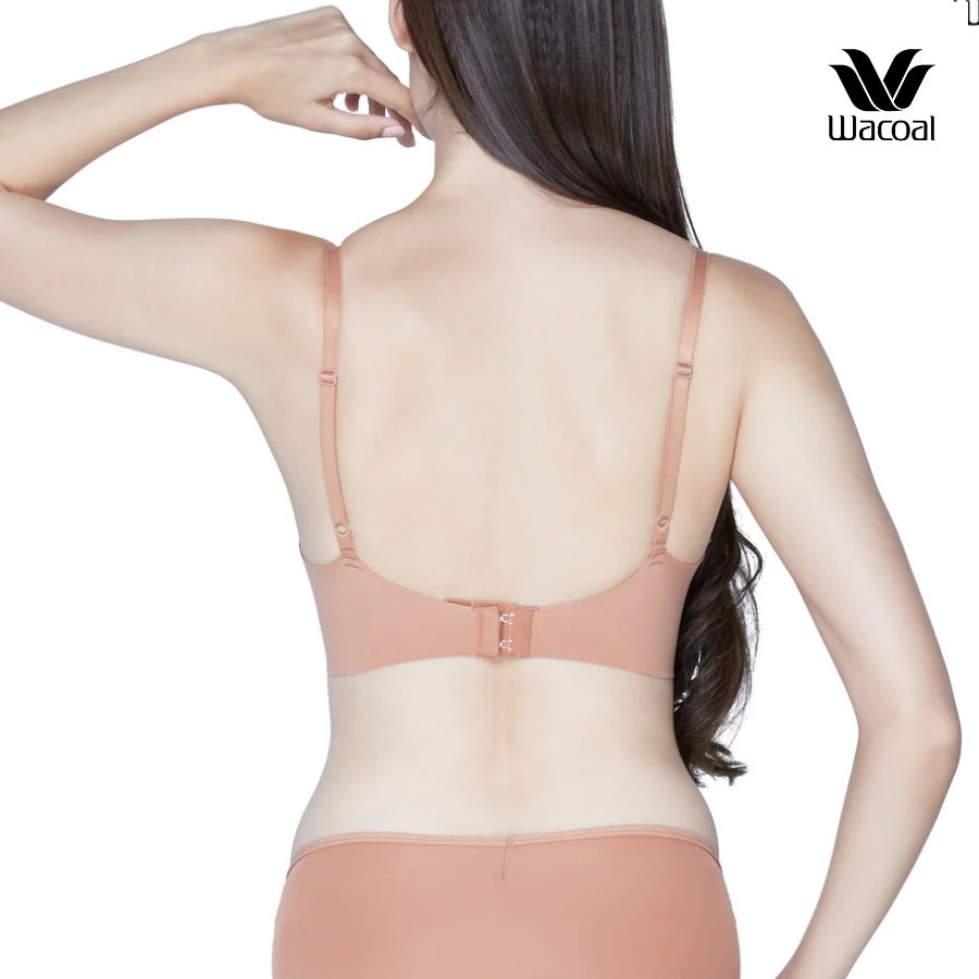 Áo lót Wacoal IWB5X70 Eco Beauty không gọng, mút mỏng 1cm nâng nhẹ thoải mái khoét sâu deep V - WB5X70