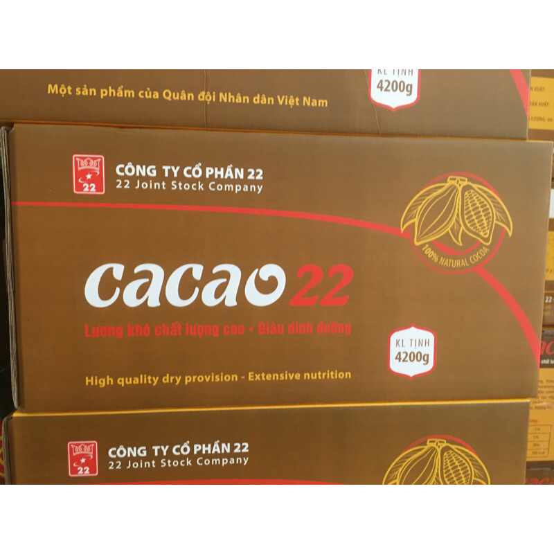 Thùng lương khô Cacao 4,2kg(6hộp)