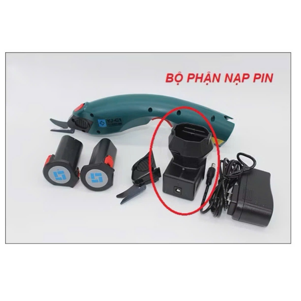Phụ kiện phích cắm và sạc pin máy cắt vải chuyên dụng cầm tay Lejiang YJ-C1