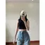 Áo Ba Lỗ Chất Bo Gân Dày Dặn Kèm Dây Chuyền Tháo Rời Được backless shirt