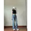 Áo Ba Lỗ Chất Bo Gân Dày Dặn Kèm Dây Chuyền Tháo Rời Được backless shirt