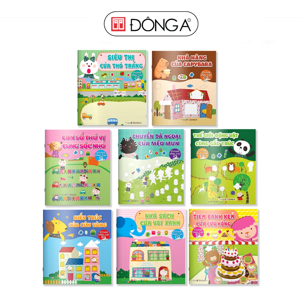 Sách - Sticker sáng tạo (Cuốn lẻ) - Đông A