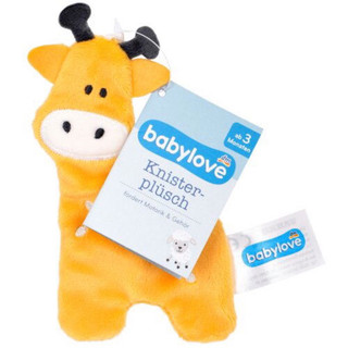 Đồ chơi tập cầm nắm âm thanh cho bé Babylove Knister-Plüsch - BabyLove thương hiệu cao cấp
