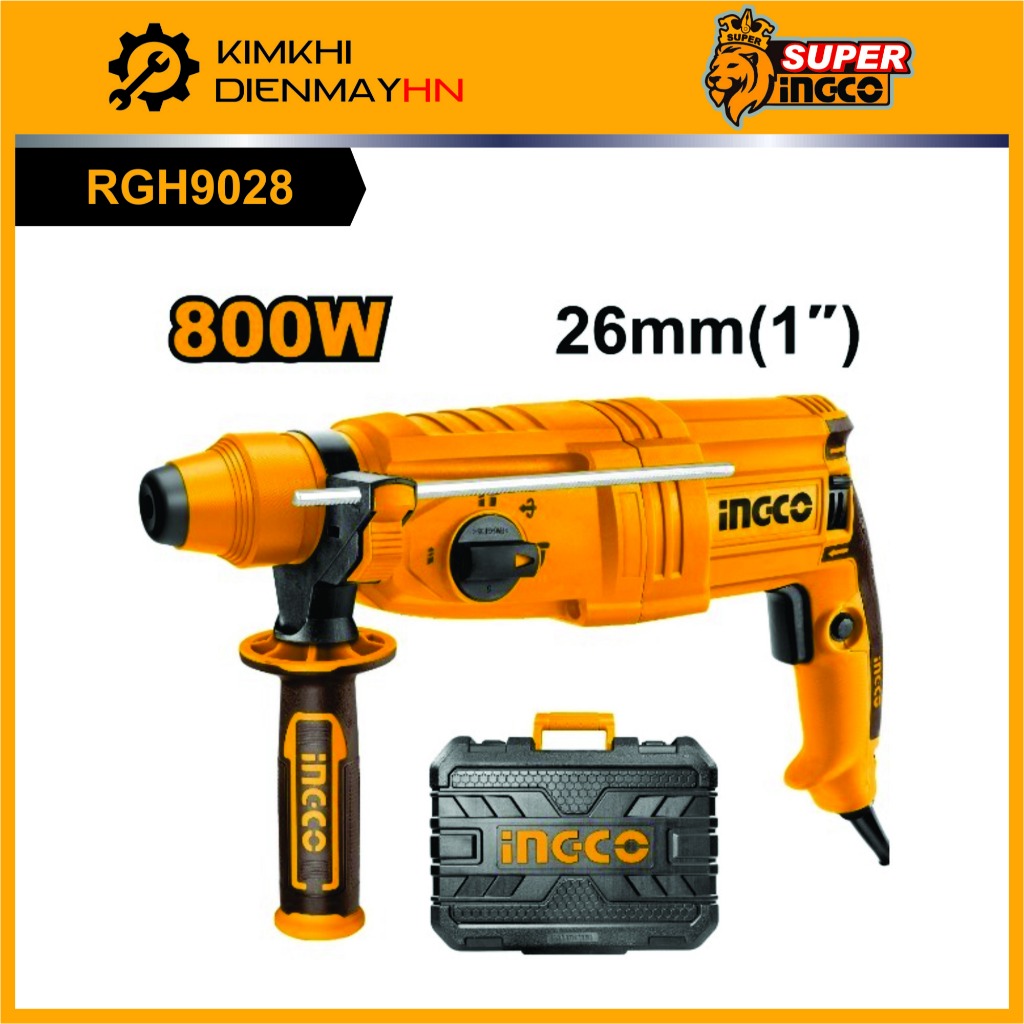 Máy khoan bê tông 3 chức năng 800w INGCO RGH9028, RH150028 công suất ...