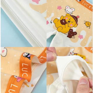 [TL01 KUROMI] 4 Quần chíp bé gái, quần chip đùi bé gái cotton cao cấp họa tiết Kuromi gấu xanh vàng ngộ nghĩnh 8-36kg