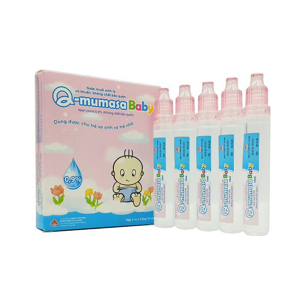Nước muối sinh lý vô khuẩn cho bé Q - Mumasa Baby