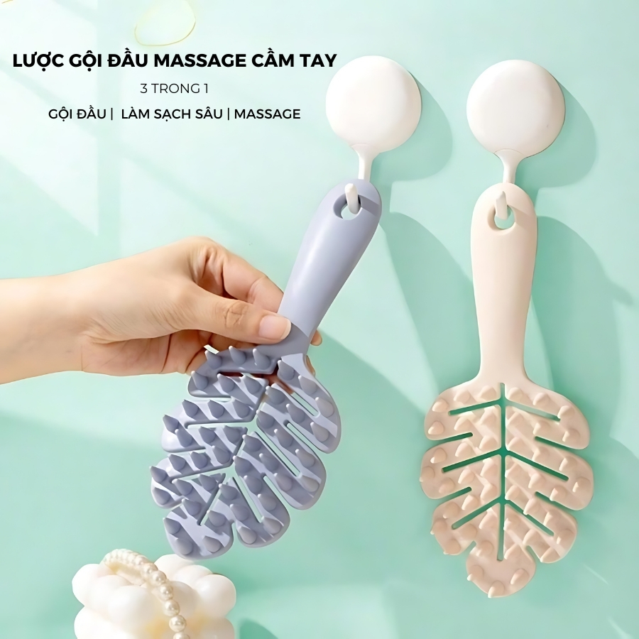 Lược Gội Đầu Cầm Tay, Lược Massage Đầu Tiện Lợi