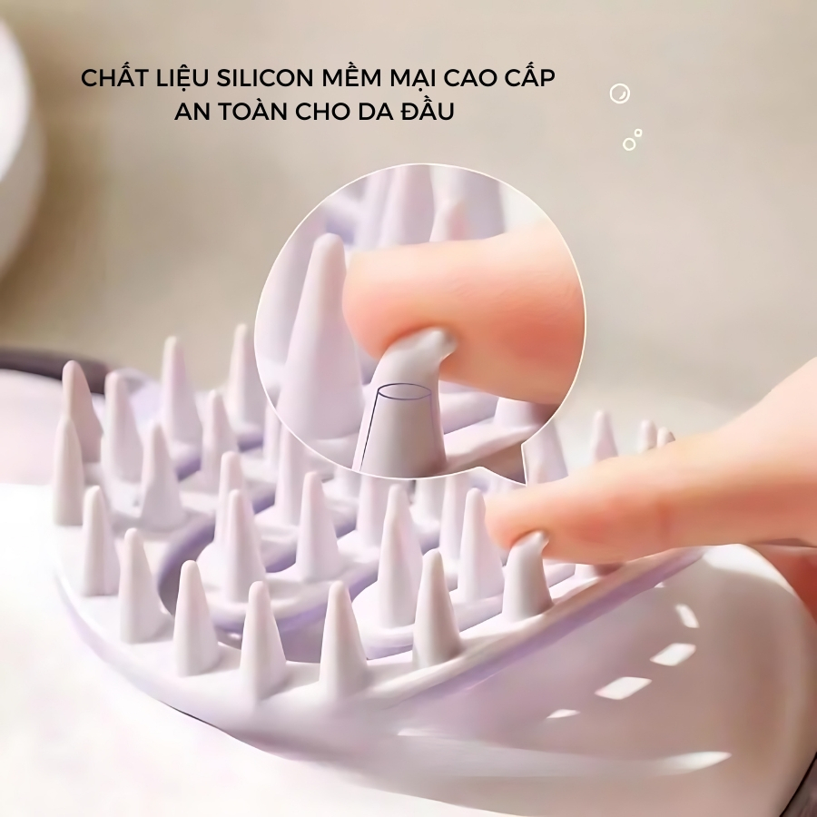 Lược Gội Đầu Cầm Tay, Lược Massage Đầu Tiện Lợi