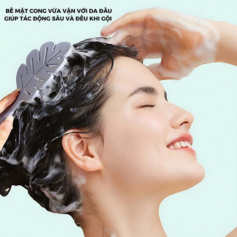 Lược Gội Đầu Cầm Tay, Lược Massage Đầu Tiện Lợi