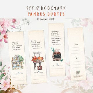 Set 3 bookmark kèm lời nhắn yêu thương - Nhà Sách An Thư