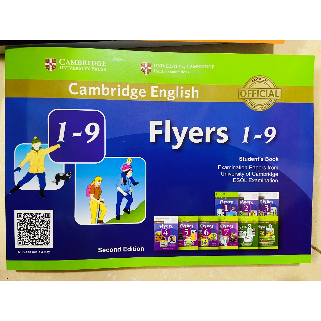 Ảnh Sách- Cambridge Starters, Movers, Flyers - in gộp 1-9 -Sách in màu 3