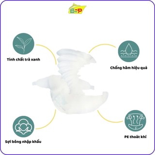 [XẢ HÀNG] Bỉm/Tã dán người lớn hiệu KISSME siêu thấm hút, kháng khuẩn chống hăm hiệu quả (Bịch 10 miếng) date T.8-9/2026