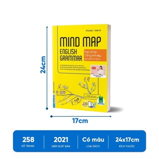 Sách - Bộ 4 Cuốn MindMap English Tự Học Tiếng Anh Cho Người Mới Bắt Đầu MCBooks (Lẻ Tùy Chọn)