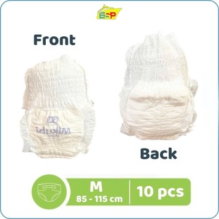[XẢ HÀNG] Bỉm/Tã quần người lớn hiệu MIKUBI mềm mại, thấm hút, kháng khuẩn tốt (Bịch 10 miếng) - Date tháng 6/2027