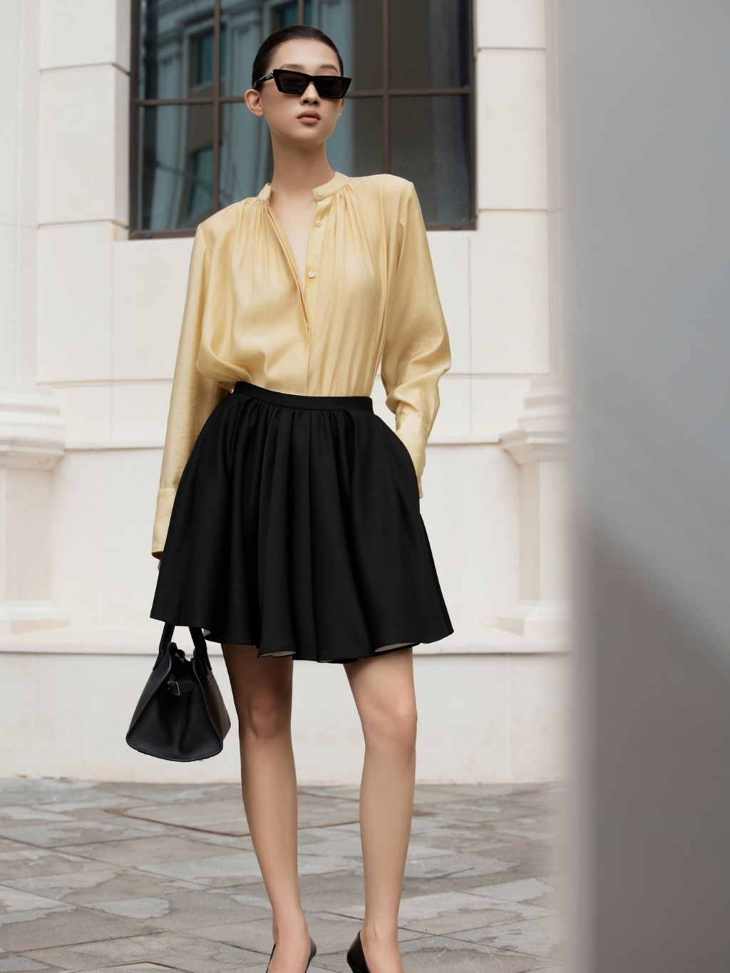 Ảnh Áo sơ mi lụa Evelyn Blouse HUONG BOUTIQUE HBSM1152 2