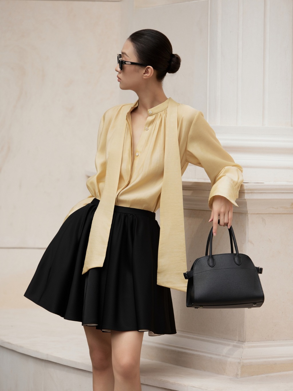 Ảnh Áo sơ mi lụa Evelyn Blouse HUONG BOUTIQUE HBSM1152 4
