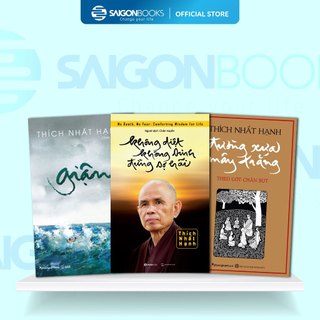 Sách - Combo 3 Quyển - Không Diệt Không Sinh Đừng Sợ Hãi + Giận + Đường Xưa Mây Trắng - Thích Nhất Hạnh