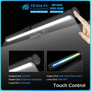 Đèn treo màn hình máy tính PC RGBIC Pro bảo vệ mắt chống ánh sáng xanh, đèn chống cận LED RGB hắt tường