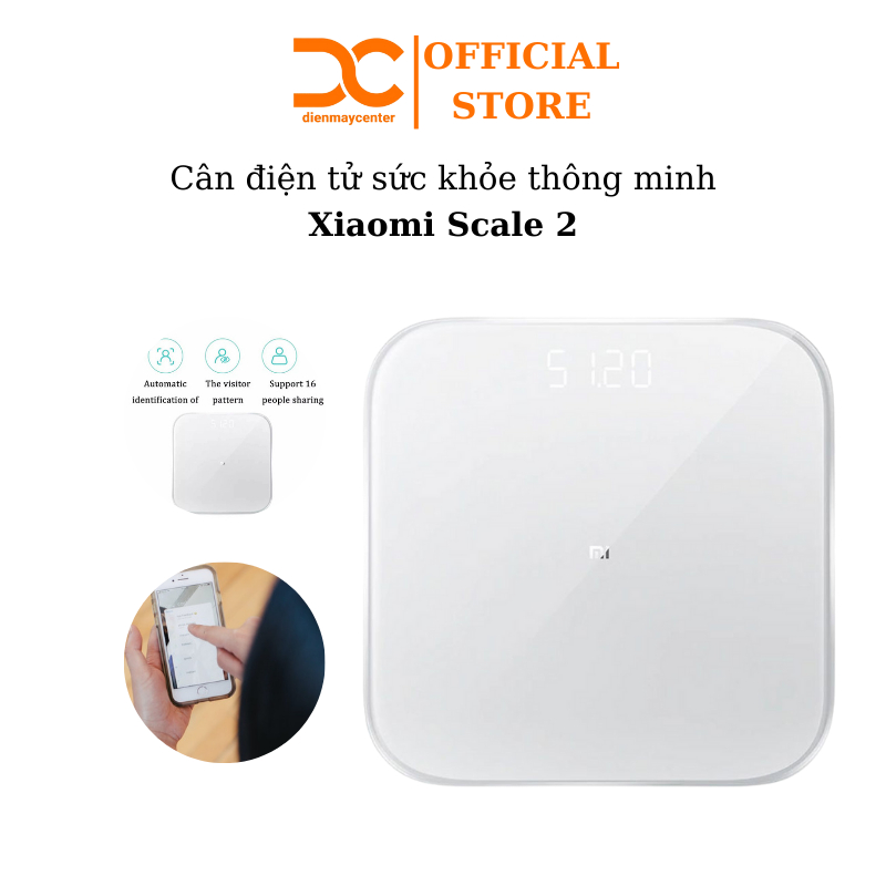 Ảnh Cân điện tử sức khỏe thông minh Xiaomi Scale 2, Mi Body Composition Scale 2  - Bảo hành 3 tháng 1