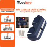 Máy Massage Chân Đa Năng MUSELOVE Mát Xa Bắp Chân, Đùi 3 Chế Độ Massage Nén Khí 3D Kết Hợp Chườm Nóng Giảm Đau Hiệu Quả — ảnh 1
