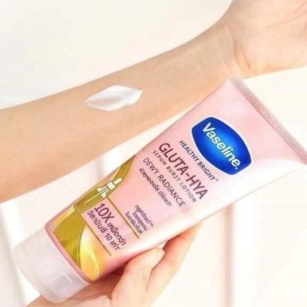 Sữa dưỡng thể Vaseline Healthy Bright Gluta HYA Serum Burst Lotion 10X Thái Lan 300ml
