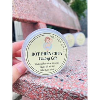 Bột Phèn chua chưng cất ngăn mồ hôi nách, hôi chân