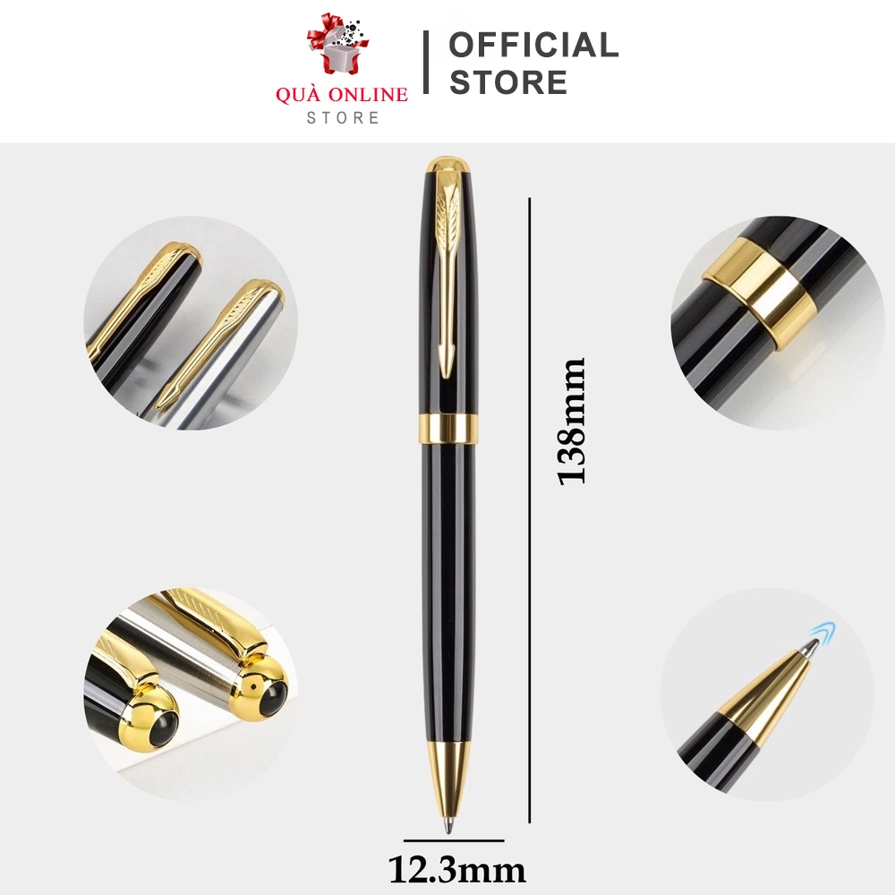 Bút ký cao cấp [khắc tên theo yêu cầu] SGIFT68 Xoay mở ngòi Quà sinh nhật, thầy cô, tốt nghiệp