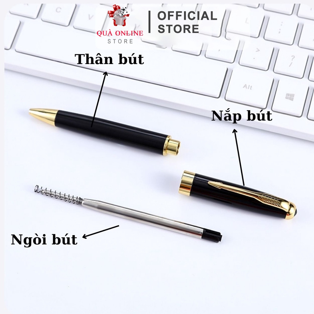 Bút ký cao cấp [khắc tên theo yêu cầu] SGIFT68 Xoay mở ngòi Quà sinh nhật, thầy cô, tốt nghiệp
