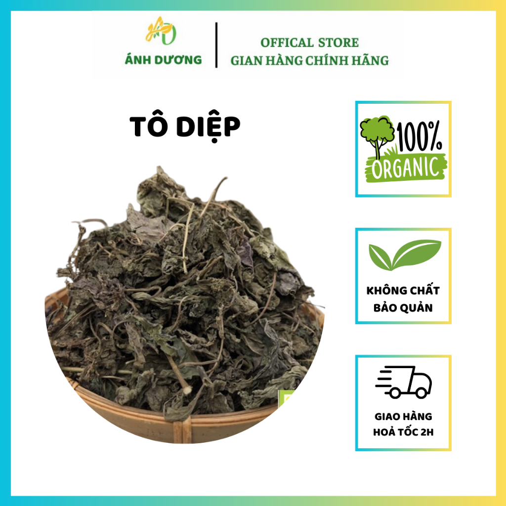 Tô Diệp Bắc ( Lá Tía Tô ) Khô, Sạch Hàng Loại 1