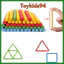 Bộ que tính học toán Montessori bằng gỗ (Wooden Mathematical Intelligence Stick)